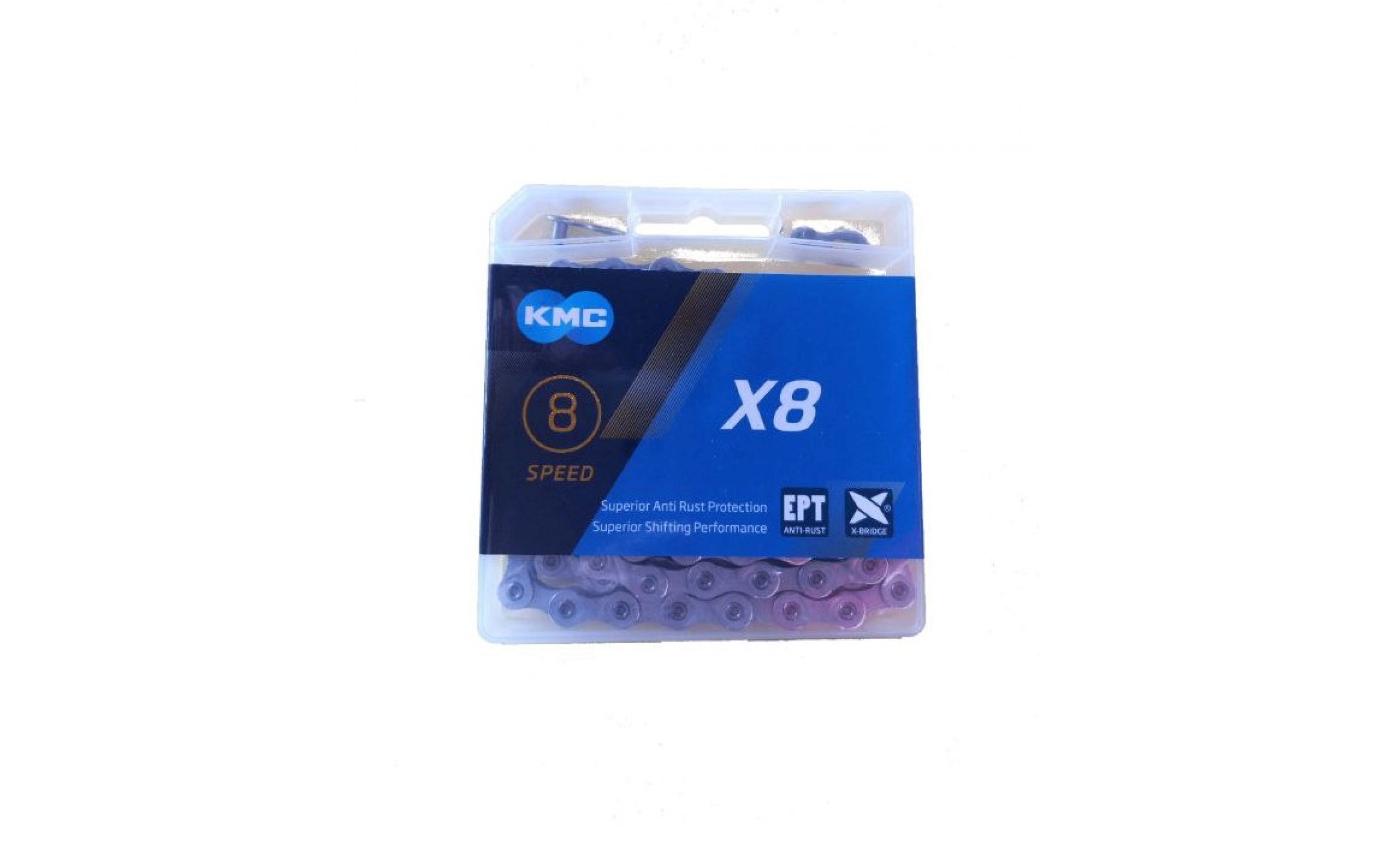 Ланцюг KMC 8sp X8EPT (EPT) 1/2x3/32x116L