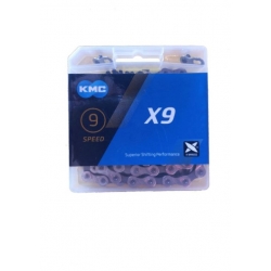 Ланцюг KMC X9 1/2х11/128х116L, 9шв.