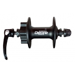 Втулка Shimano передня Deore, 14Gx36H 100x108 мм, QR, чорна, НВ-M525A