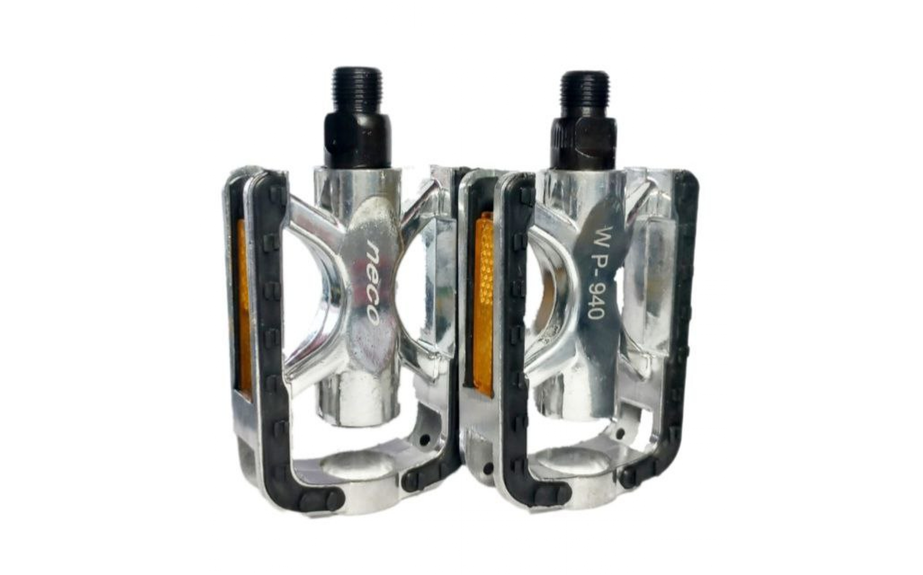 Педалі Neco АЛ чорно/срібні , WP-940