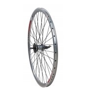 Колесо АЛ 28" заднє 14Gх36 (обід AL сібний, втулка гальм.срібна ST  SF-CT01)