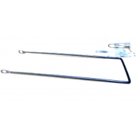 Корзина стальна, СК-01 34х26х24, чорна, шт