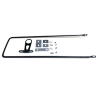 Корзина стальна, СК-64В 32х27х26/23, чорна, шт