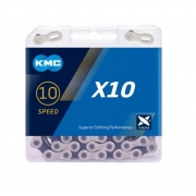 Ланцюг KMC X10-1 1/2х11/128/114L  срібн/срібн 10шв.