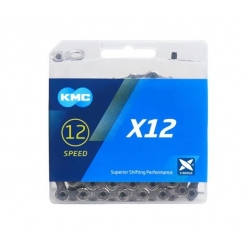 Ланцюг КМС Х12 1/2x11/128x126L, срібинй/срібний, 12 шв.