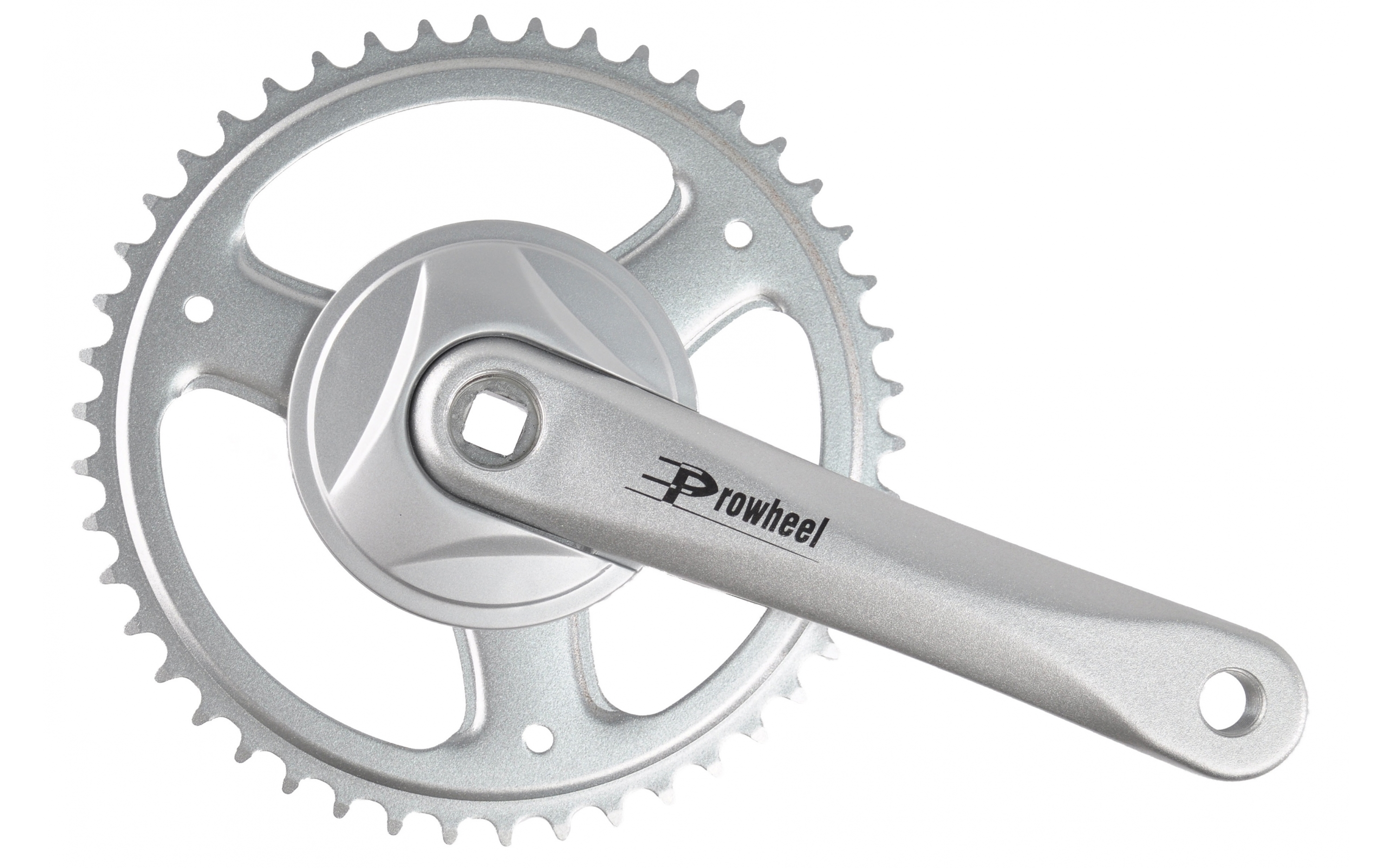 Шатун Prowheel АЛ 46Тх170мм, PRA-11C[92], сріблястий