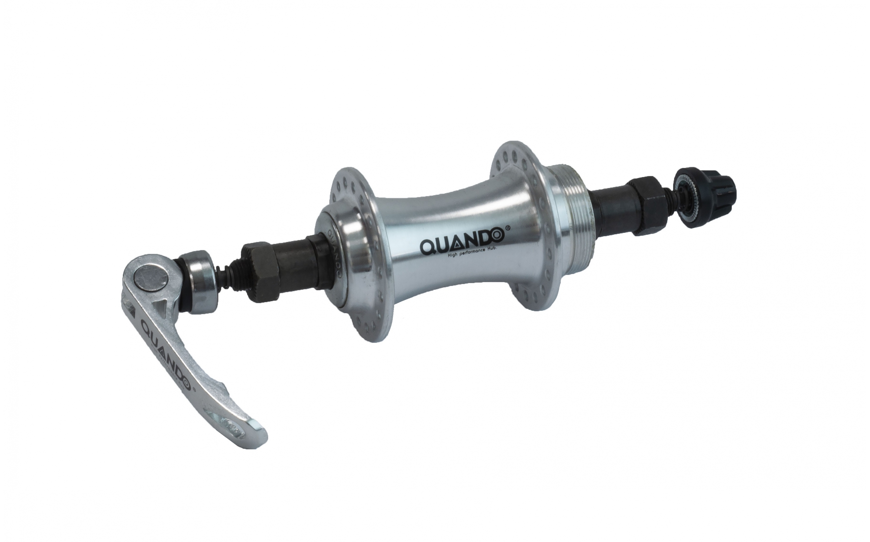 Втулка задня 14Gx36H 7ск, QR, QUANDO KT-C12R, сріб.