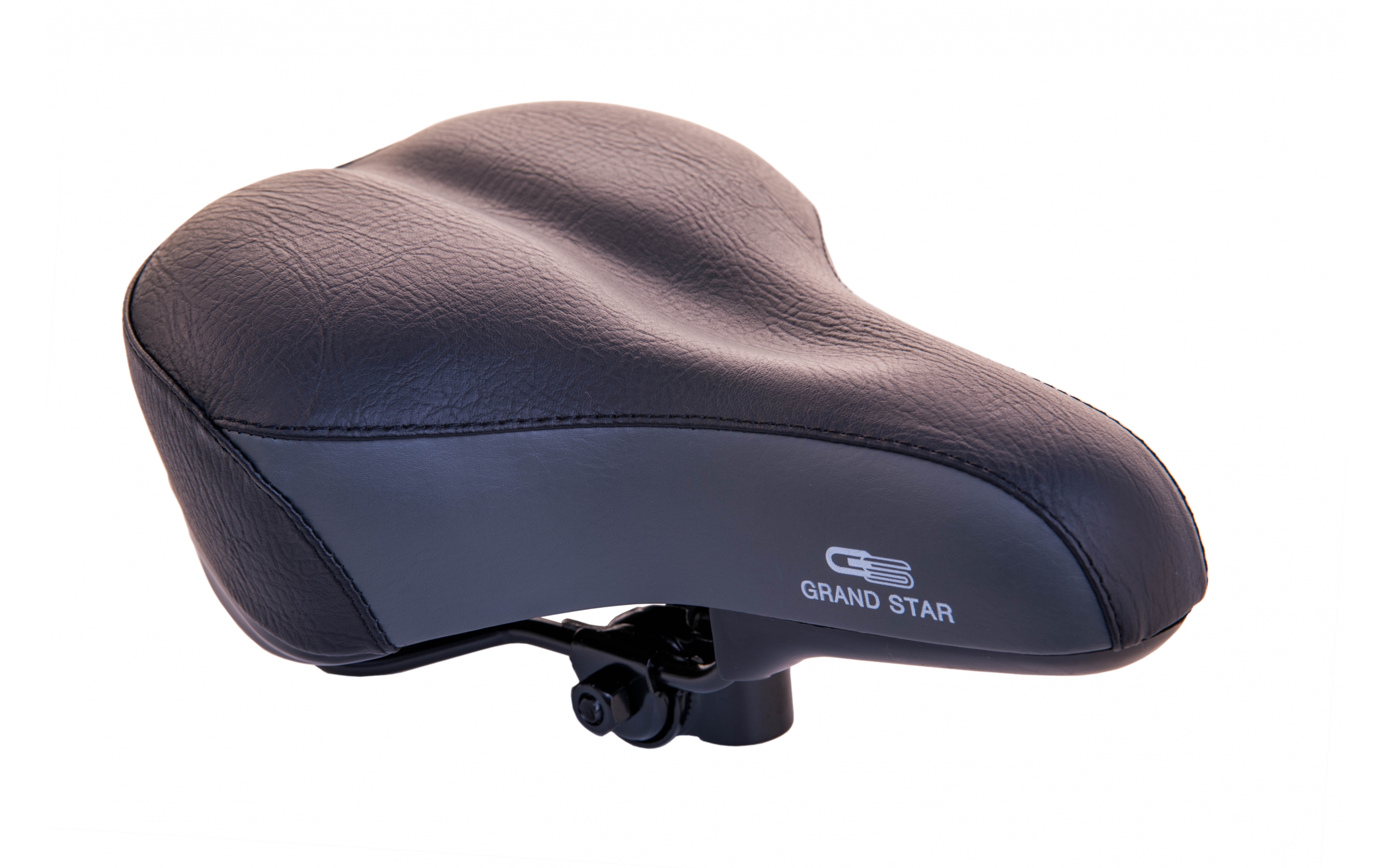 Сідло Grand Star GS-809-B11D пружина з замком чорний
