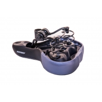 Сідло дорож. Baisike 260x180мм чорно-сіре, пружина СТ, N03