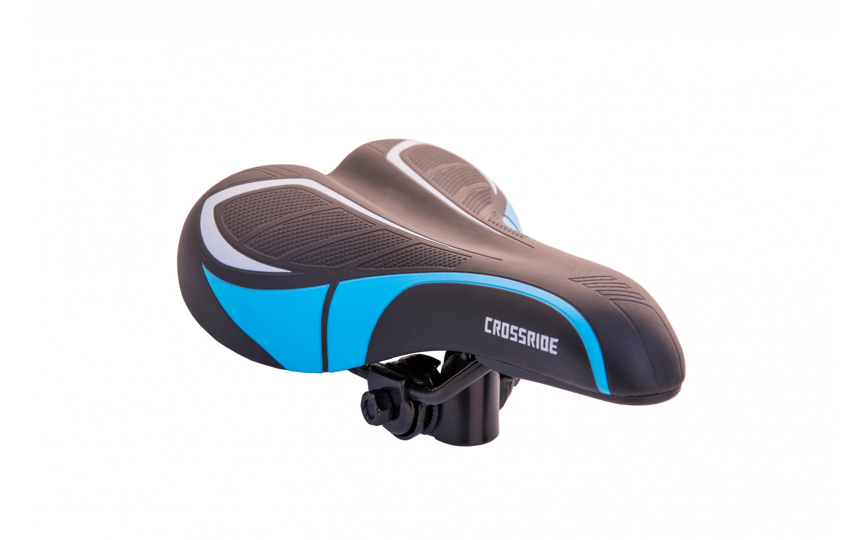 Сідло Baisike 901B чорно-сине 240x140мм, з замком