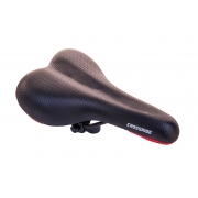 Сідло Baisike 076 чорно-червоне 260x150мм, з замком