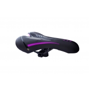 Сідло МТВ Baisike 275х140 чорно-фіолетове №851