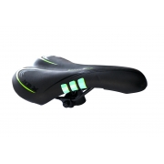 Сідло МТВ Baisike 275х160 чорно-зелене №852