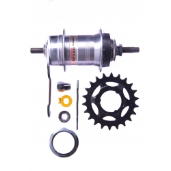 Втулка Shimano задня 14Gx36Hx22Т, 3 швидкості, срібна,  NEXUS SG-3C41