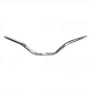 Труба керма СТ Дор/City 22,2х25,4х600мм, висота 100мм сріб.