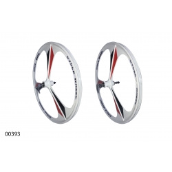 Колеса литі ZHEMEI 26" MG білі DB вільнобіг, ZM-MD362